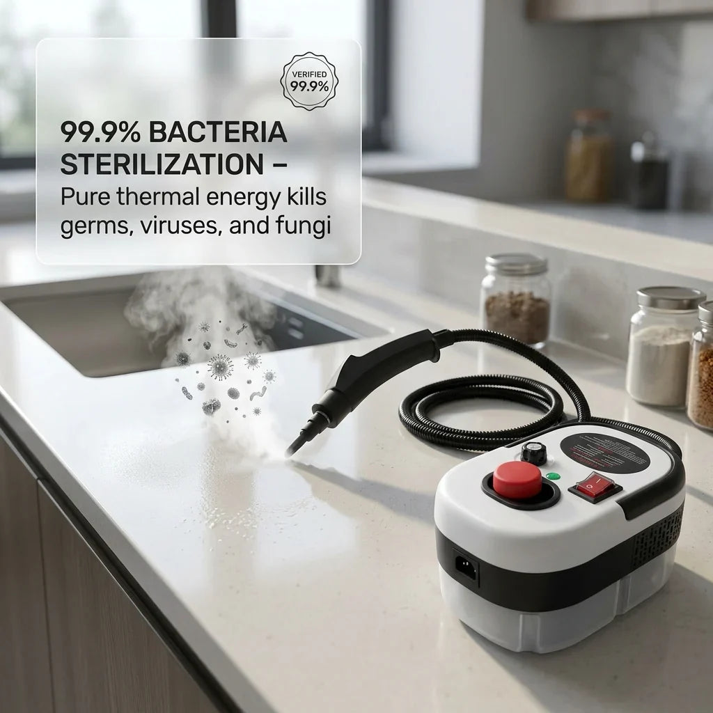 SteamPuci 2500W Multi-Surface Steam Cleaner