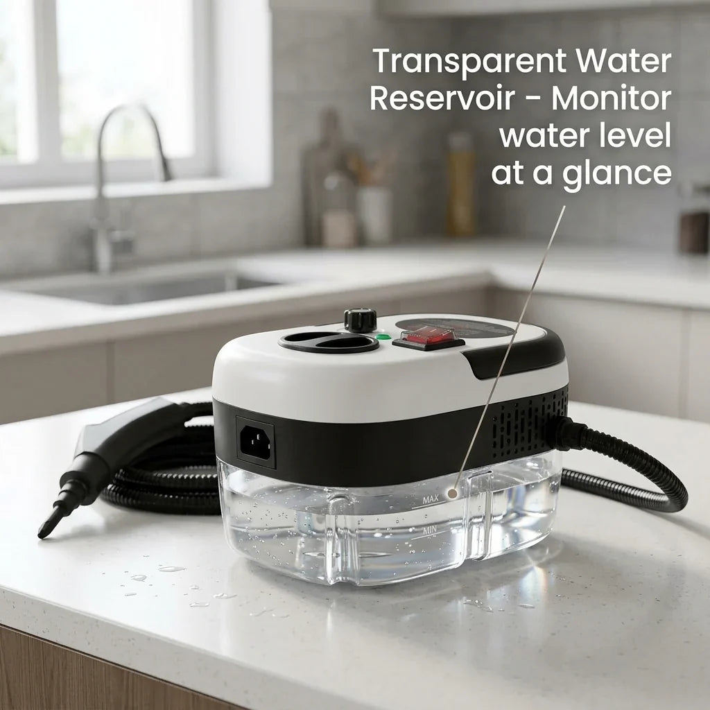 SteamPuci 2500W Multi-Surface Steam Cleaner