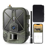 BushiCame 4G LTE Night Wildlife Camera - 4K Video & 30MP Photos