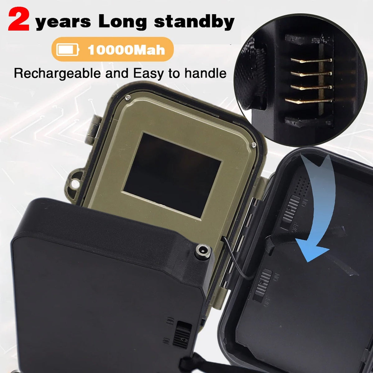 BushiCame 4G LTE Night Wildlife Camera - 4K Video & 30MP Photos