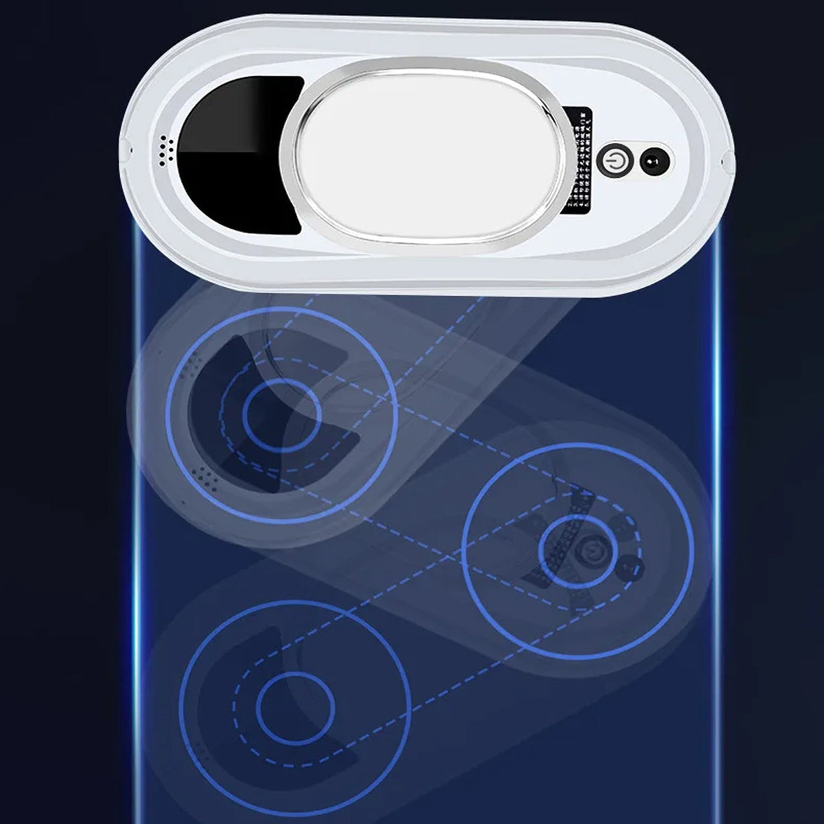 RelleBont Smart Window Robot Cleaner with Dual Spinning Mops