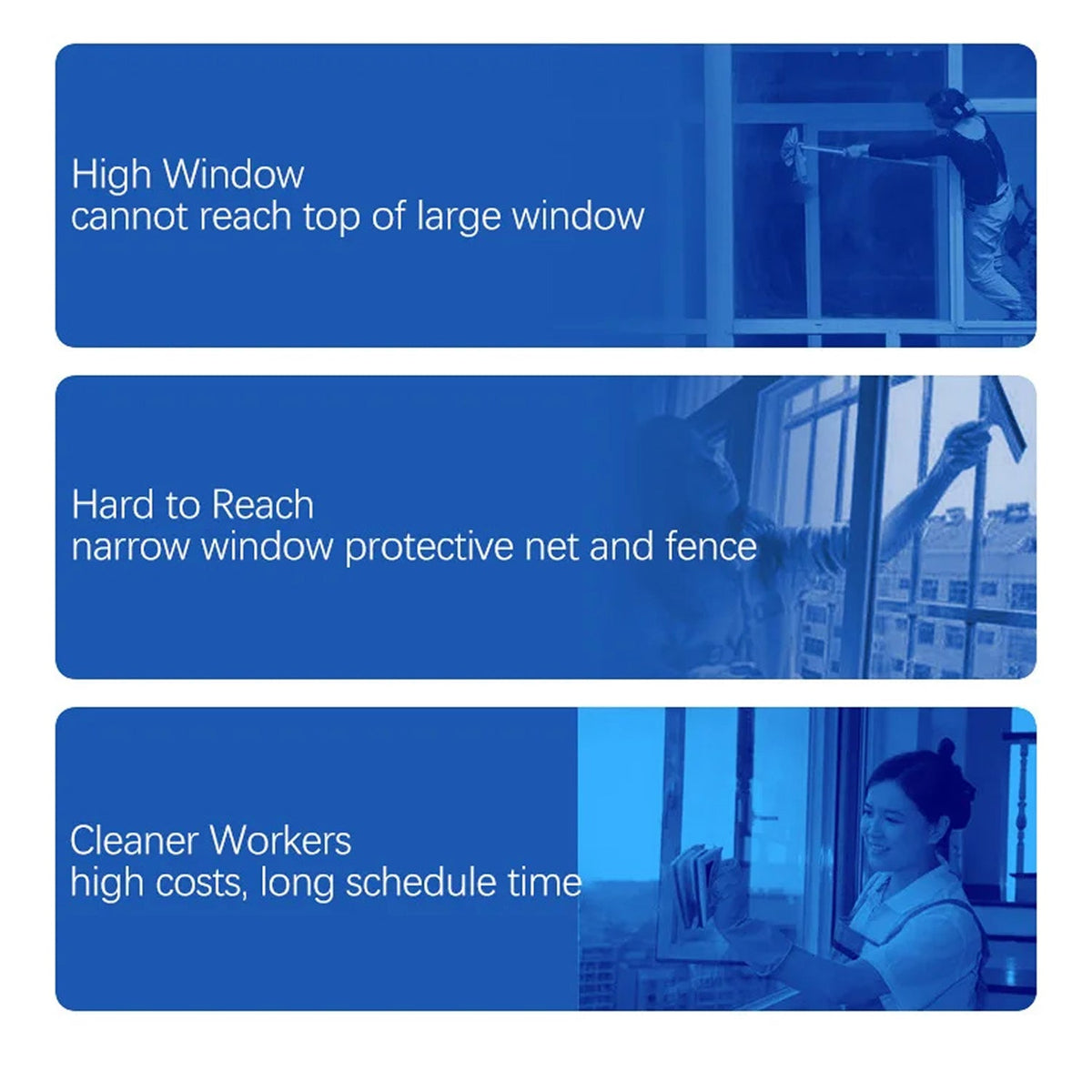 RelleBont Smart Window Robot Cleaner with Dual Spinning Mops