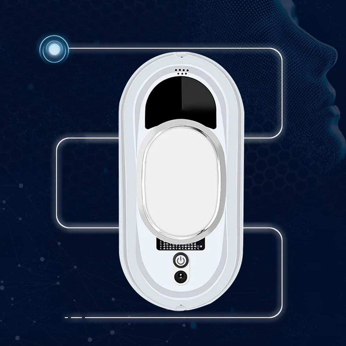RelleBont Smart Window Robot Cleaner with Dual Spinning Mops