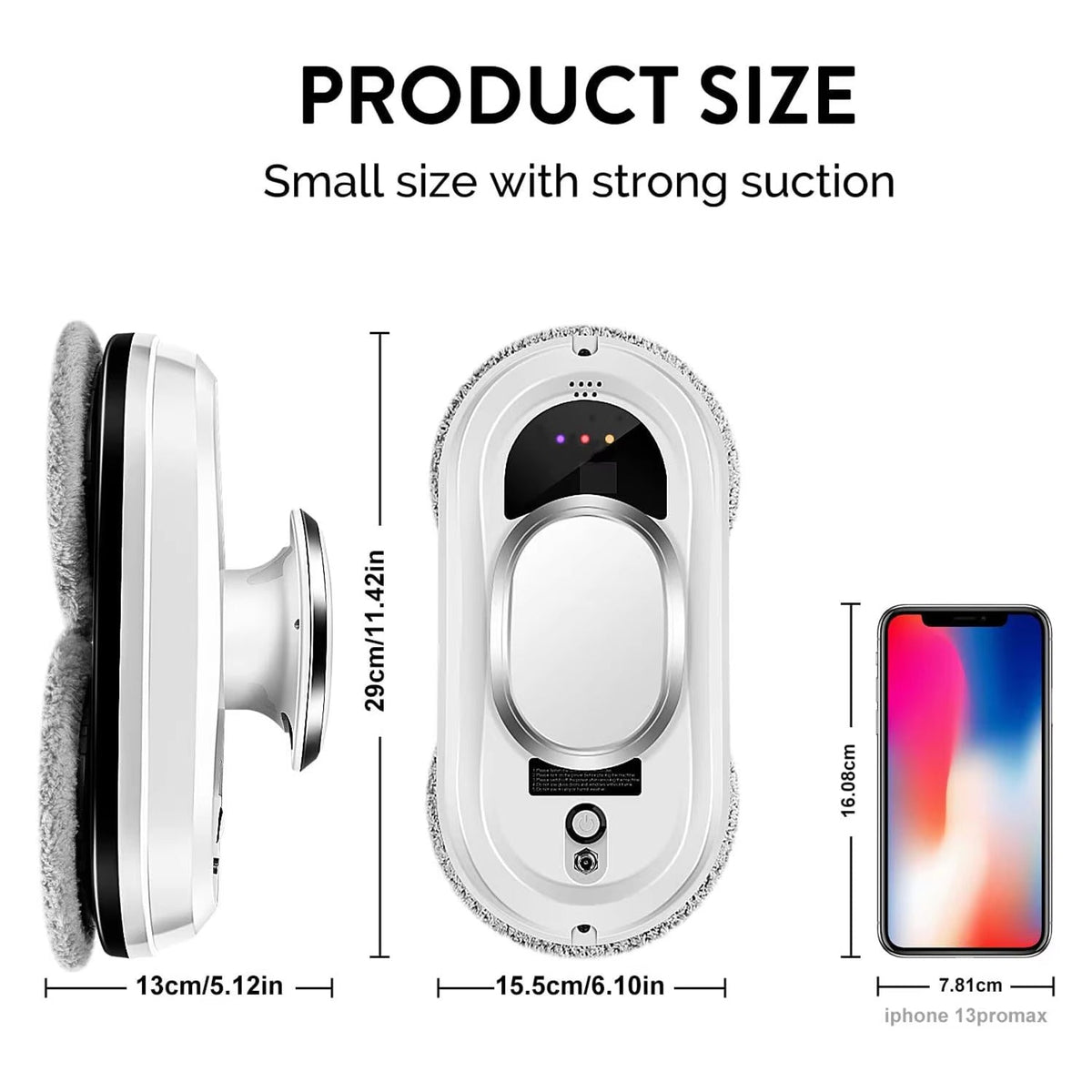 RelleBont Smart Window Robot Cleaner with Dual Spinning Mops