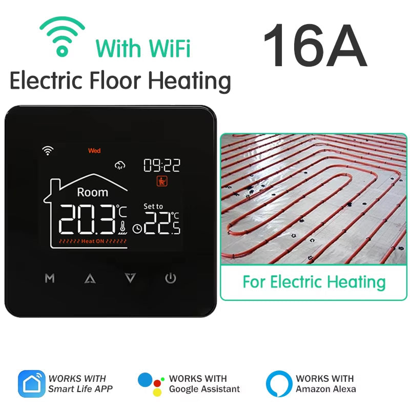ClimaCorex Smart WiFi Thermostat | 0.1°C Precision & App Control