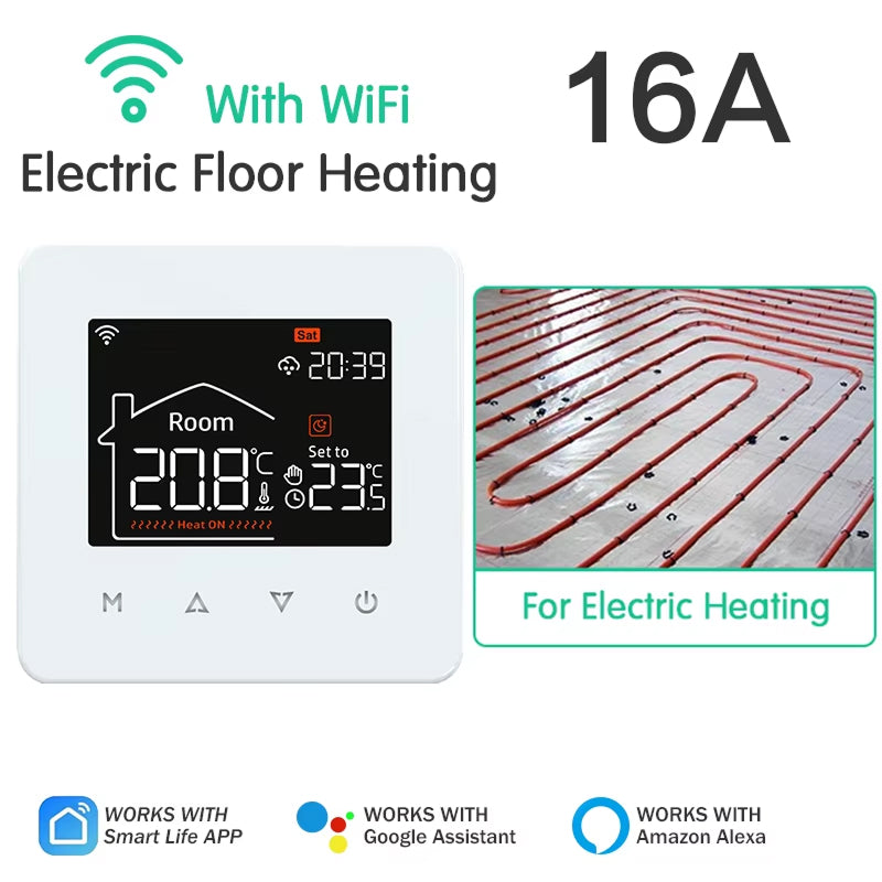 ClimaCorex Smart WiFi Thermostat | 0.1°C Precision & App Control