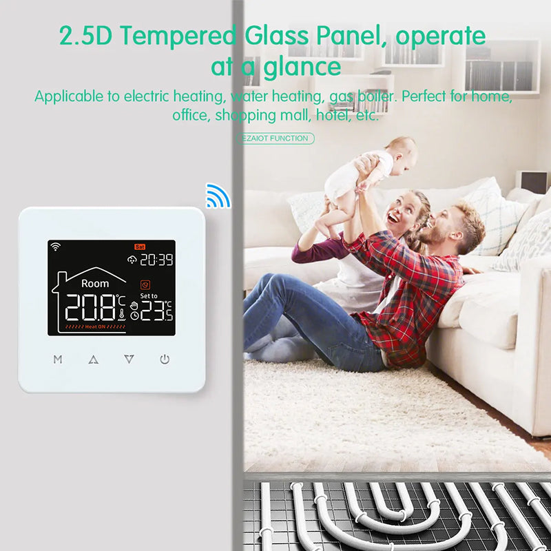 ClimaCorex Smart WiFi Thermostat | 0.1°C Precision & App Control