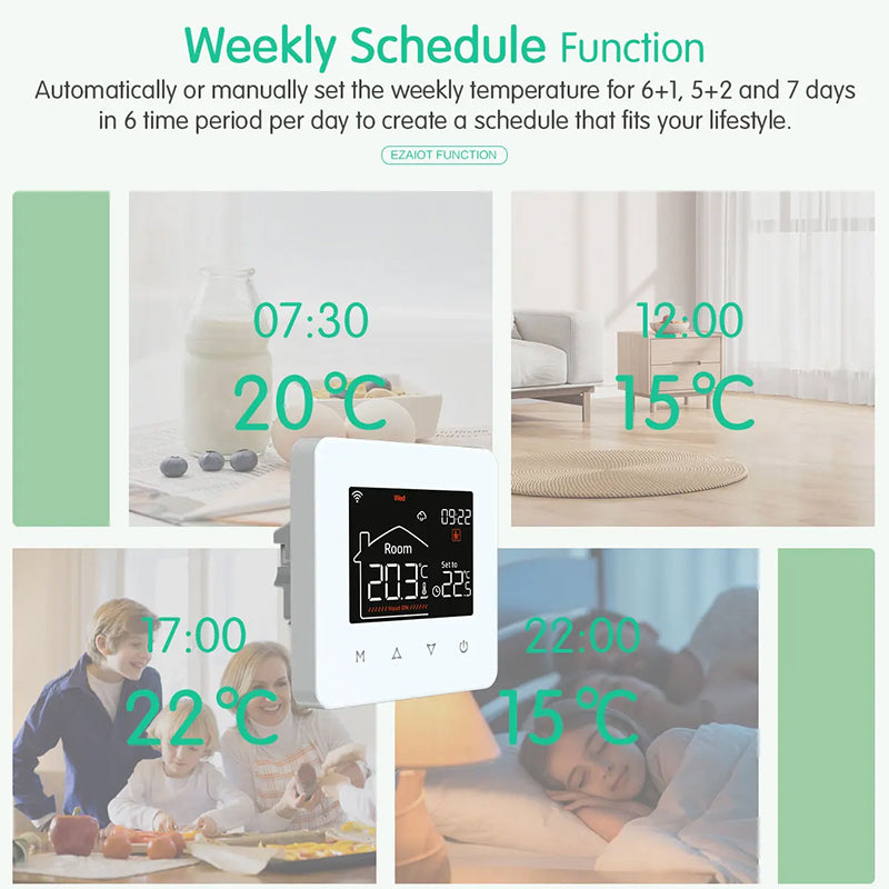 ClimaCorex Smart WiFi Thermostat | 0.1°C Precision & App Control