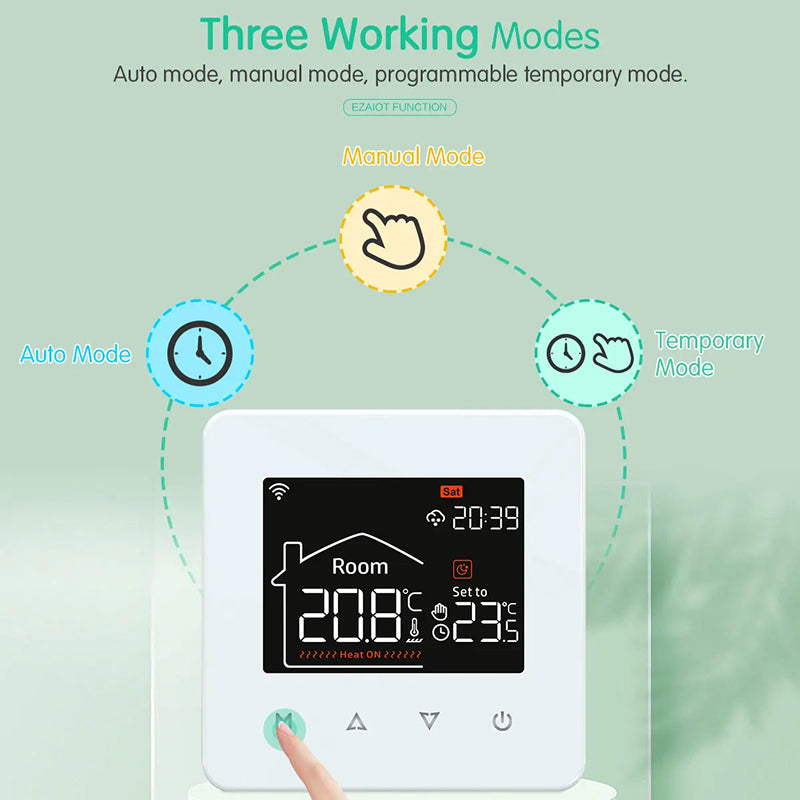 ClimaCorex Smart WiFi Thermostat | 0.1°C Precision & App Control