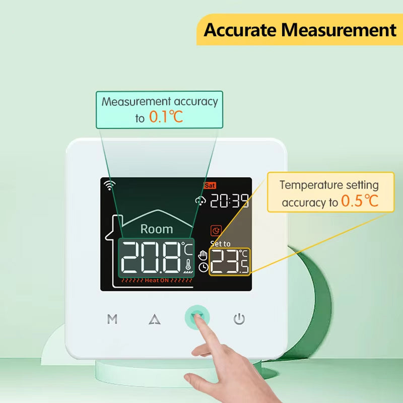 ClimaCorex Smart WiFi Thermostat | 0.1°C Precision & App Control
