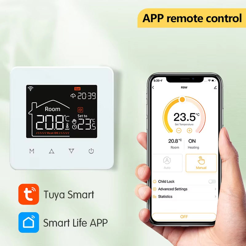 ClimaCorex Smart WiFi Thermostat | 0.1°C Precision & App Control