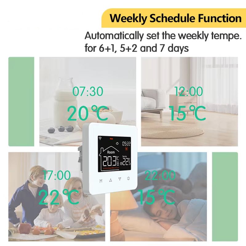 ClimaCorex Smart WiFi Thermostat | 0.1°C Precision & App Control