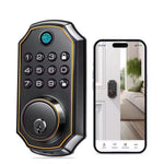 MixaLocki Smart Deadbolt | Keyless Fingerprint & Bluetooth Door Lock