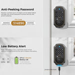 MixaLocki Smart Deadbolt | Keyless Fingerprint & Bluetooth Door Lock