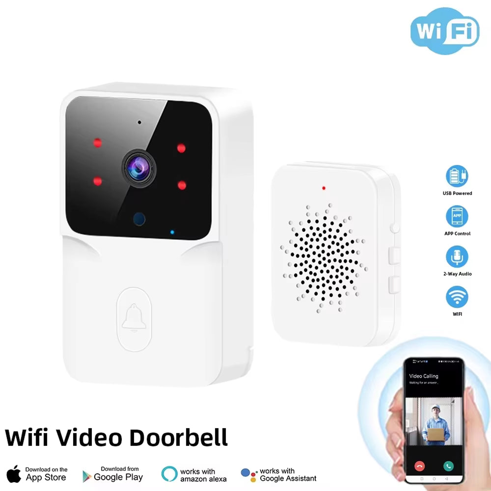 Sentrixly Wireless Smart Video Doorbell Camera with No Monthly Fee