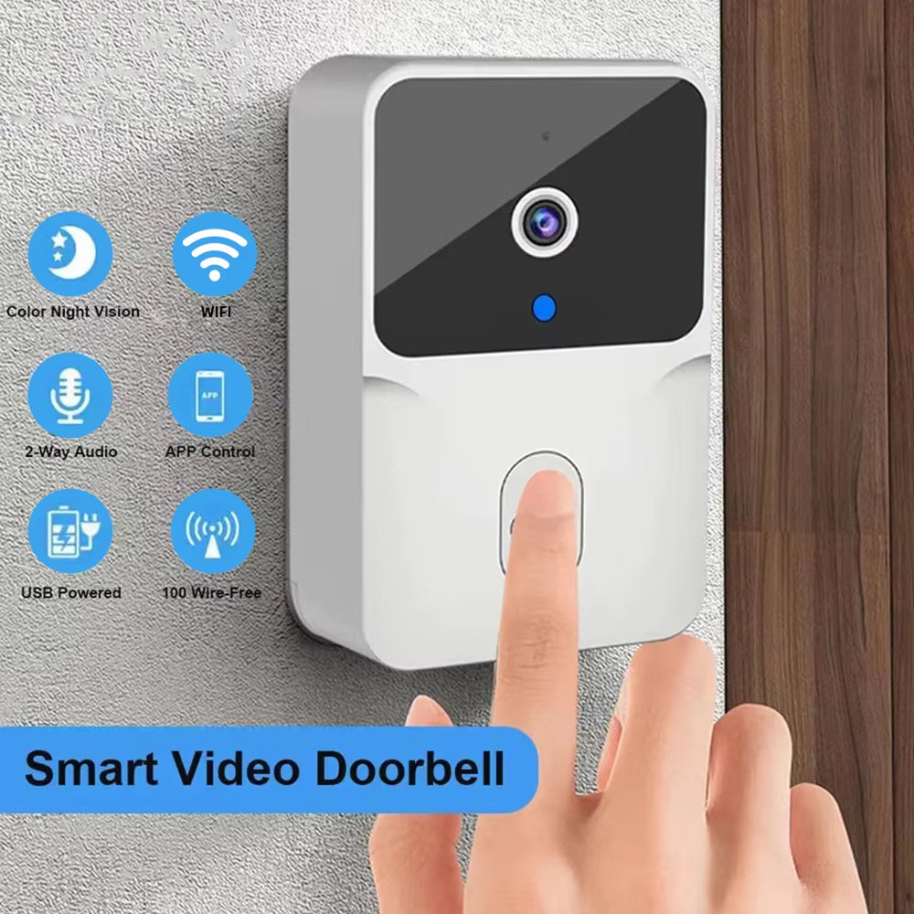 Sentrixly Wireless Smart Video Doorbell Camera with No Monthly Fee