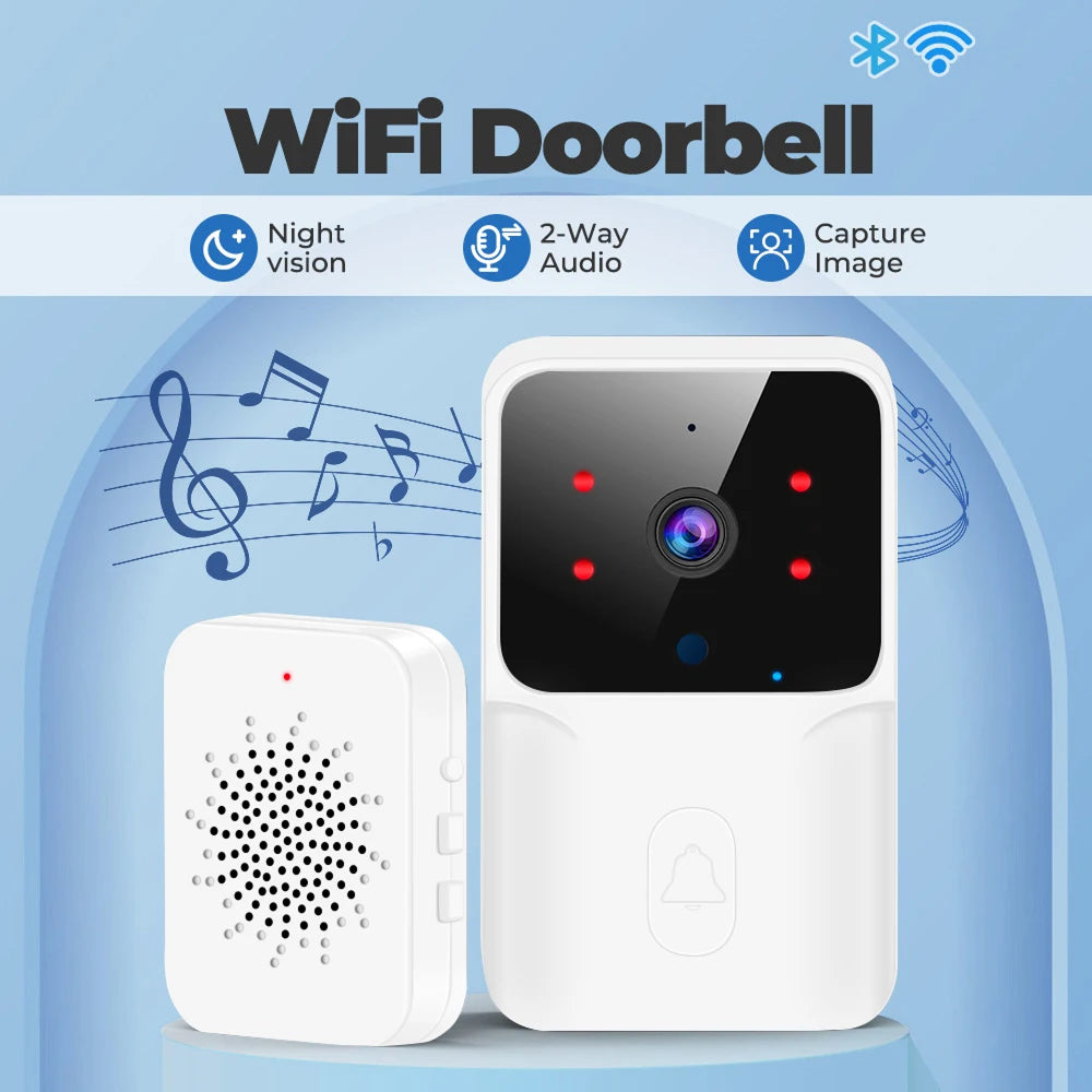 Sentrixly Wireless Smart Video Doorbell Camera with No Monthly Fee