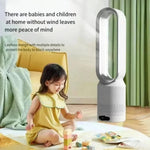 FakiLiax Sleek Bladeless Fan with Air Purifier