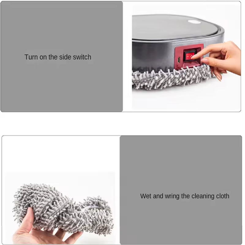 WiceRobo 4-in-1 Ultra-Slim Robot Mop and Vacuum Cleaner